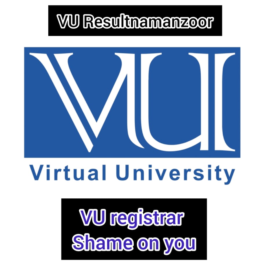 Hamail_0's tweet photo. #vuresultnamanzoor 
#vupromiseporakro 
#vuresultupdatekro 
#WeRejectVUResult2022  
#vuresultnamanzoor https://t.co/DP6669mOW8