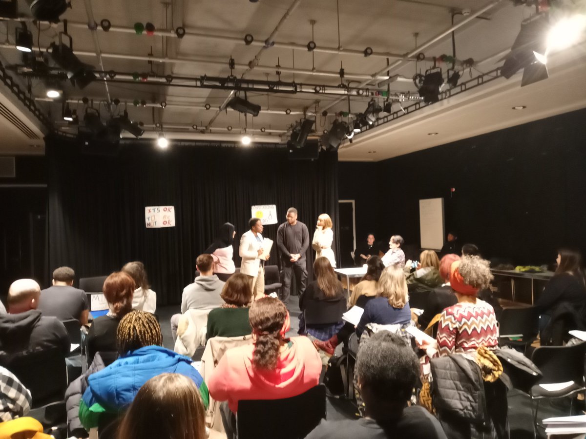 Dr_SBussu's tweet photo. #Optimisticminds actors giving it all in this new performance exploring mental health from young people's own perspective - they're magnificent π₯π₯π₯#esrcfestivalofscience #legislativetheatre https://t.co/zdUu4YKBtf