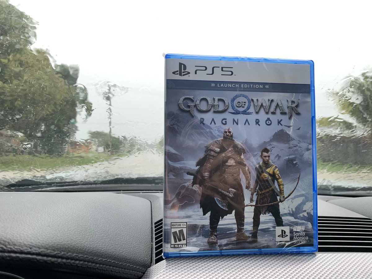 Hurricane Nicole can’t stop me from buying God of War Ragnarok!  #GodofWarRagnarok #GodofWar #videogames #videogame #games #gamer #gaming