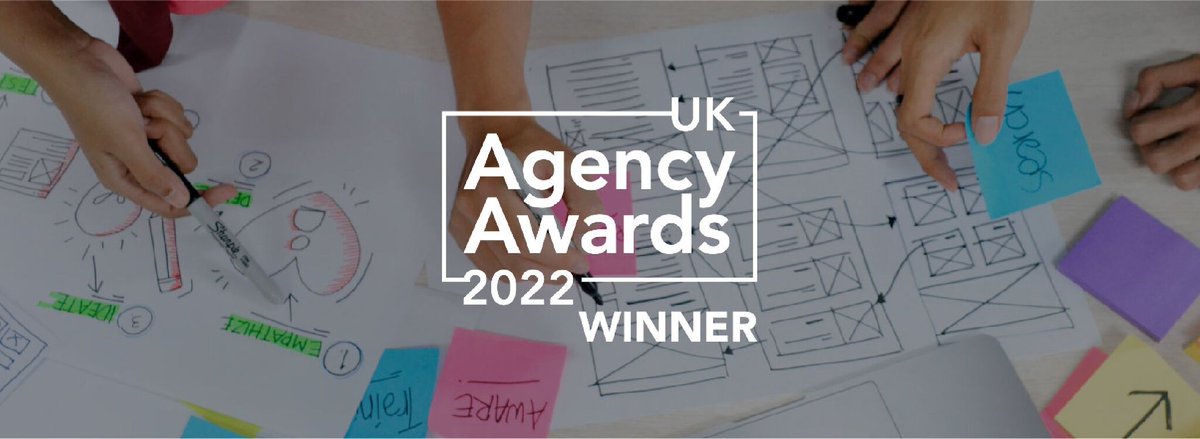 We are still on a high from being named UX Agency of the Year 2022!🥳
Want to find out what it takes to be #UX #Agency of the Year? Well, let us take you behind the scenes to reveal some of the keys to our success. Check out our latest #blog post 👀

bit.ly/3UuLz7m