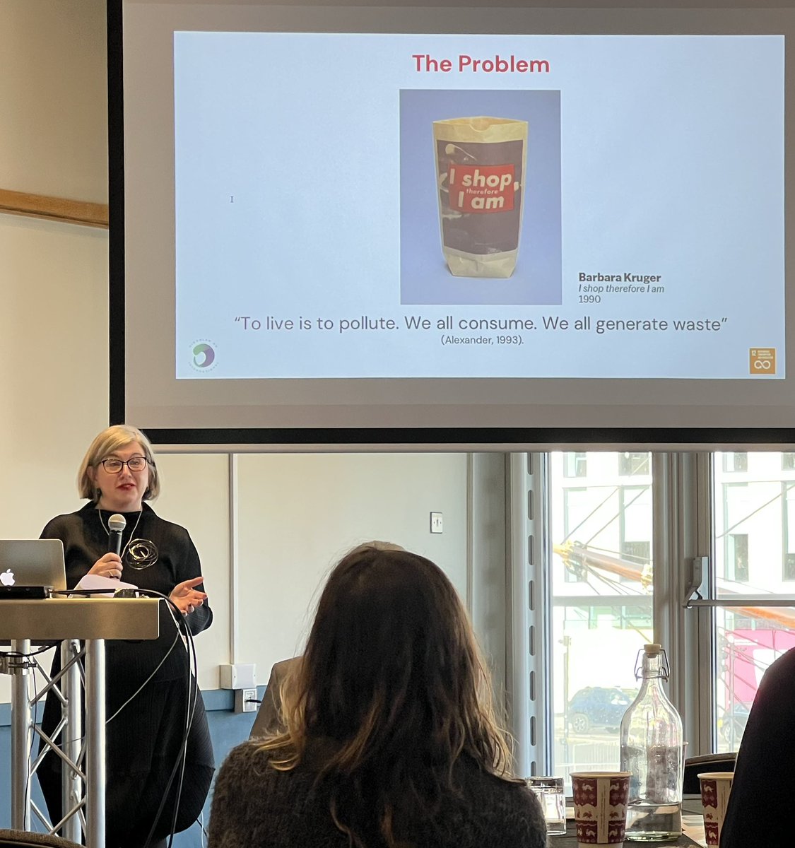 Such a wonderful 1st Day - Sustaining Art, People Practice, Planet in Contemporary Art Conservation #sustainingart2022 <a href="/sustaining_art/">SUSTAINING ART</a> <a href="/DiscoveryDundee/">Discovery Point</a>. Thank you to the for the opportunity to share my thoughts on #consumption #Sustainability #circulareconomy #UNSDGs #UNSDG12