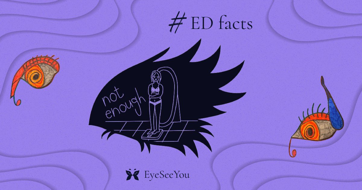 Here's one alarming statistic ❗️
8 out of 10 people with #EatingDisorders do not seek treatment 😨
Lack of awareness is one of the main reasons
#EyeSeeYou plans to change that by creating a nurturing environment
Education, support, and help 🤲
Spread the word - change is coming!