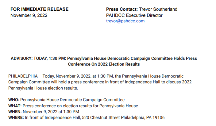 PA House Dems tweet media
