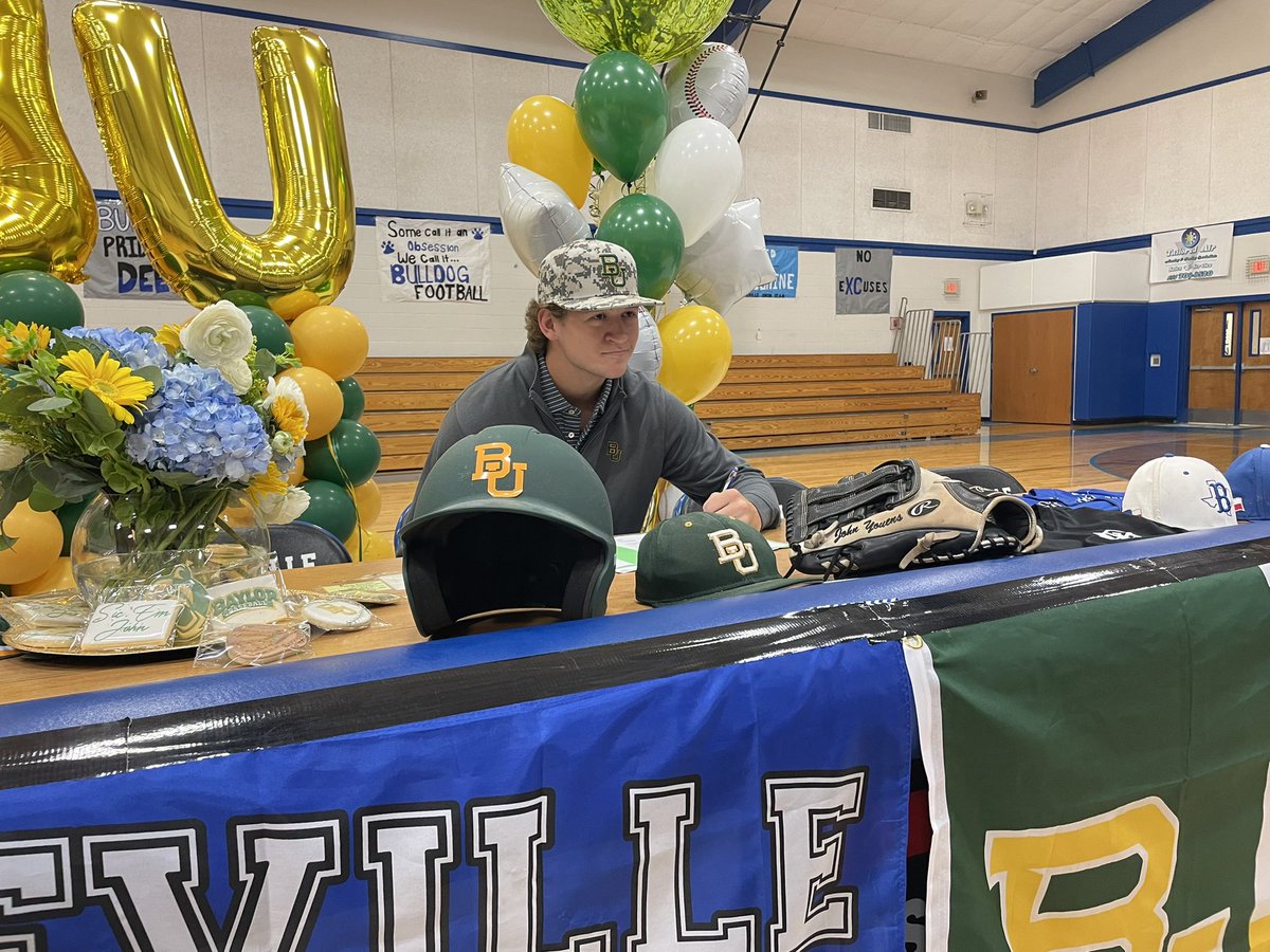 Jack Allen KATV (@jackallentv) on Twitter photo Adding a new member to the #BrazosBoys.
Huge congrats to Bosqueville’s <a href="/Johnyouens3/">John Youens</a> for staying home and signing with <a href="/BaylorBaseball/">Baylor Baseball</a>!! #SicEm #Baylor Adding a new member to the #BrazosBoys.
Huge congrats to Bosqueville’s <a href="/Johnyouens3/">John Youens</a> for staying home and signing with <a href="/BaylorBaseball/">Baylor Baseball</a>!! #SicEm #Baylor