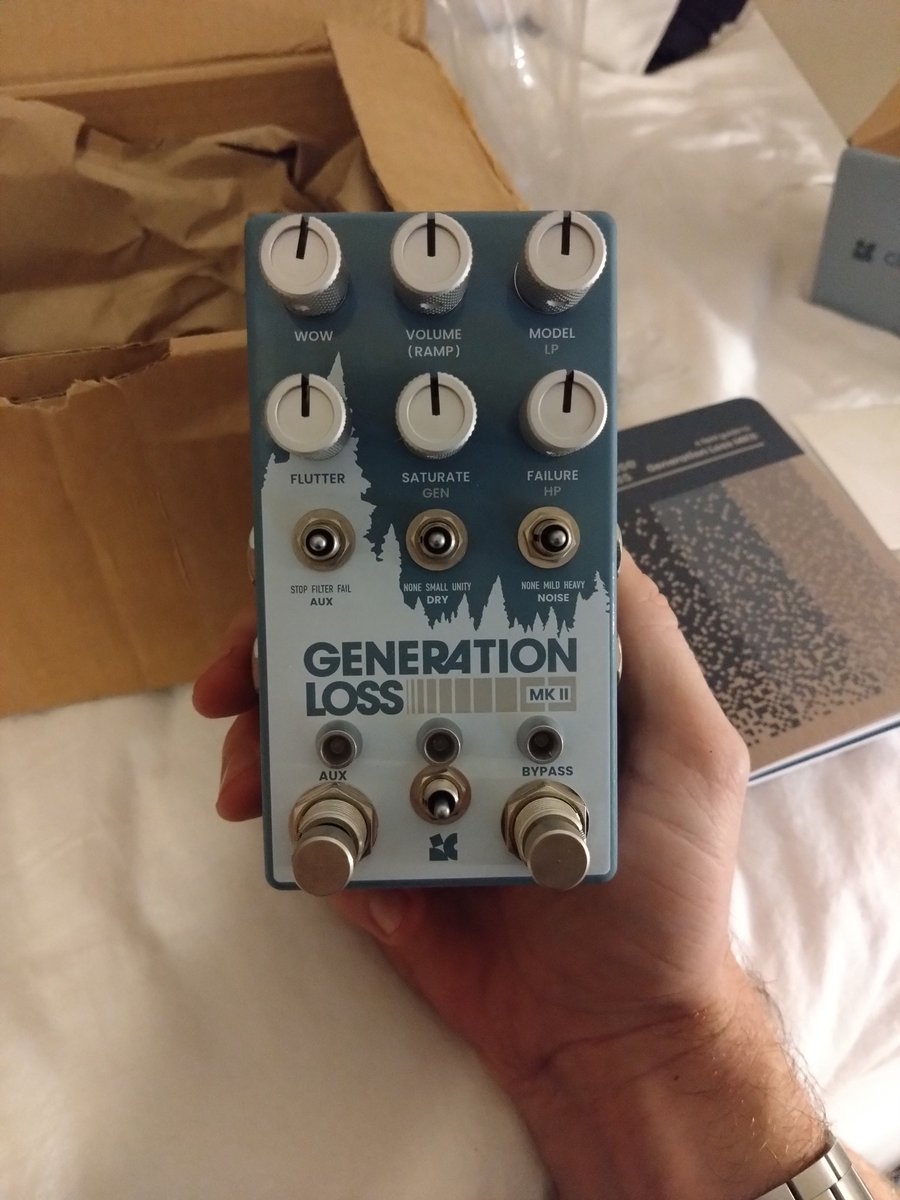 Finally got my CB GenLoss mkII today