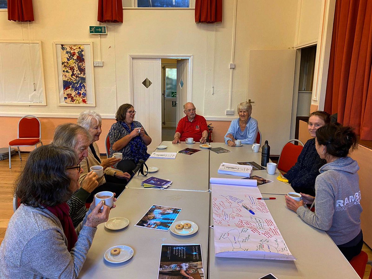 WellmoorMoreton's tweet image. The social time is such an important part of our strength &amp;amp; balance classes. Here’s our Moretonhampstead group enjoying a cup of tea and a biscuit after their exercises. 🌱