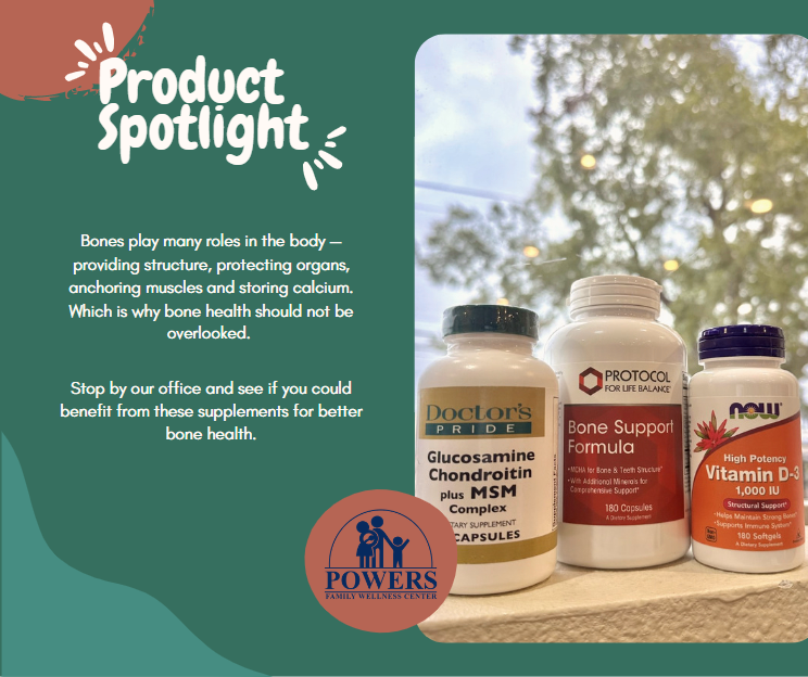 powerswellness's tweet photo. Happy Thursday! At our office, we have various supplements to aid your health, and today's featured products are about better bone health. Stop by our office to grab some for yourself! 
.
.
.
#Thursday  #Health #wellness #AustinTx #chiropractic #drdanpowers #powersfamilywellness https://t.co/BAt4q7ZTeN