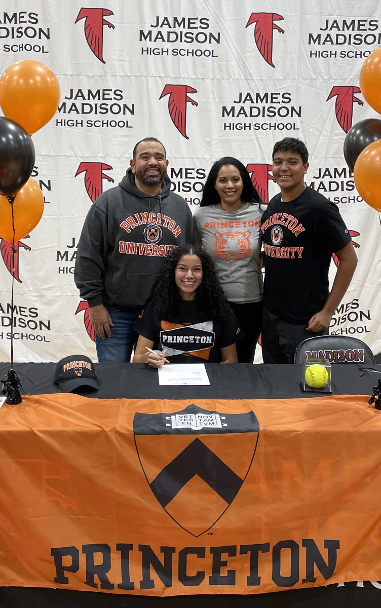 Graciela Dominguez will be playing softball at Princeton next year!