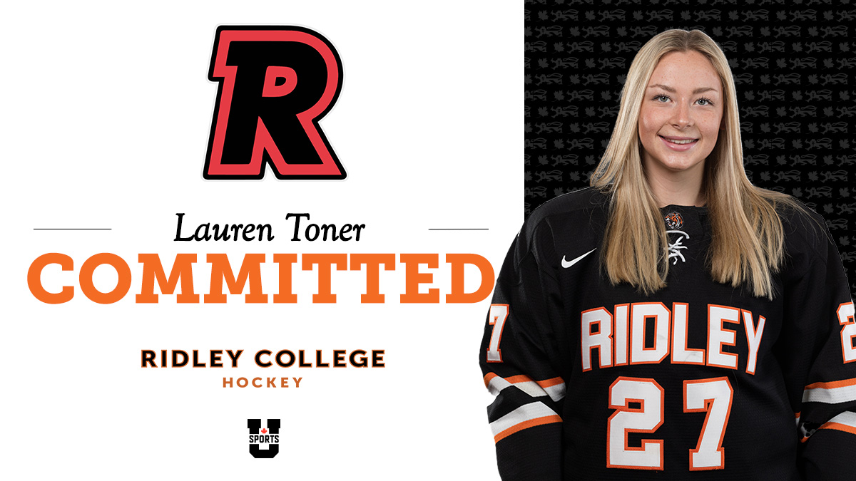 RidleyAthletics's tweet photo. Congratulations to Prep Girls Hockey student-athlete Lauren Toner ’23 on her @USPORTSca commitment to @UNBWHockey! We’re extremely proud of this Tiger and can’t wait to see what she’ll accomplish at the next level! Well deserved Lauren! #TigerPride #ClassOf2023 https://t.co/Wy8ujiBPz0