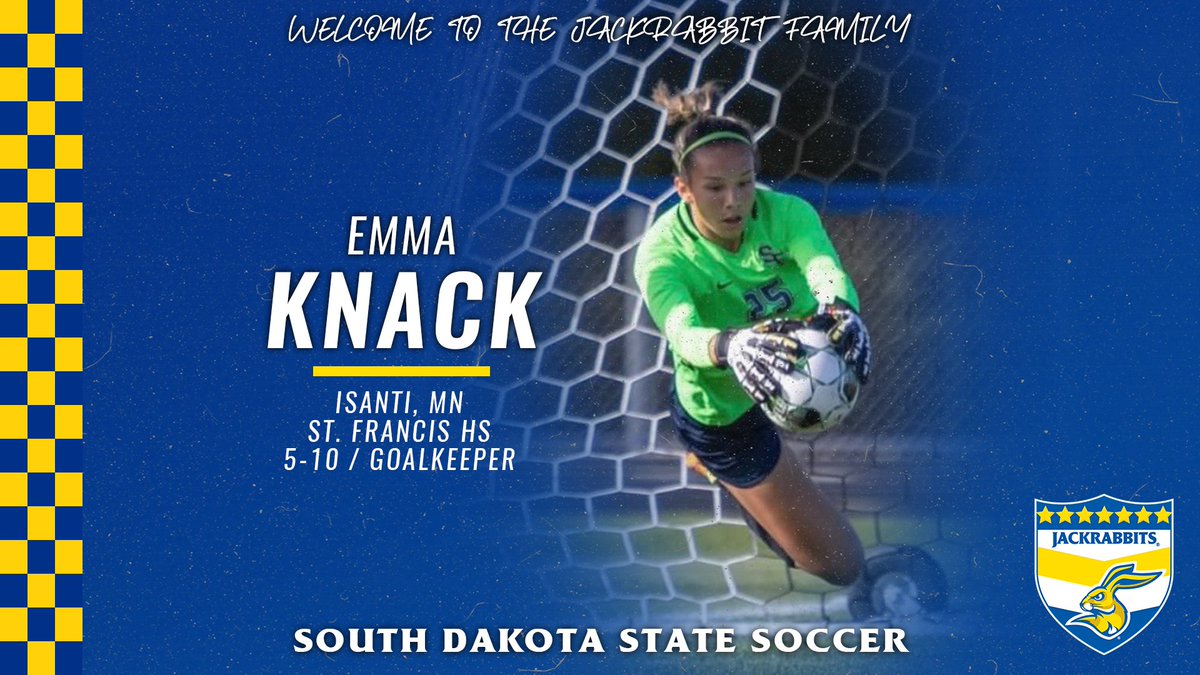 We've got another goalkeeper to add to an already great group here in our program. 

Welcome @EmmaKnackGK to the Jackrabbits!! #GoJacks 🐰