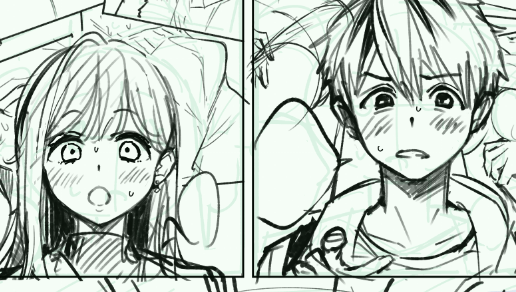 下描き描いてる。今回はこの二人のお話。 