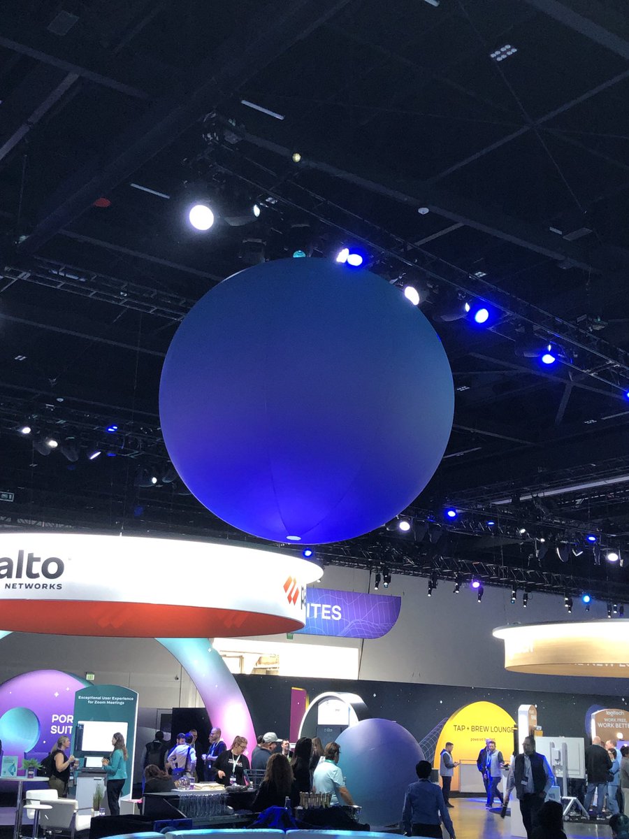The kid in me is fond of these free floating orbs at #zoomtopia expo