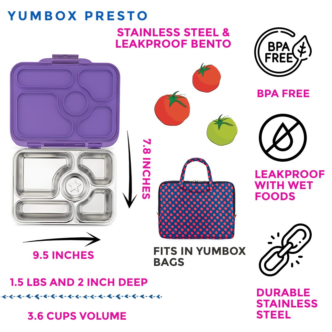 The leakproof stainless steel Yumbox Presto is now restocked! Use discount code FALL20 for 20% off at yumboxlunch.com/collections/yu…
#bento #BacktoSchool2022 #lunchbox #packedlunch #ecofriendly