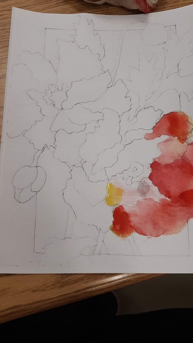 debdol13's tweet photo. Learning watercolour techniques and commemorating Remembrance day. https://t.co/lp8qGstZ3E