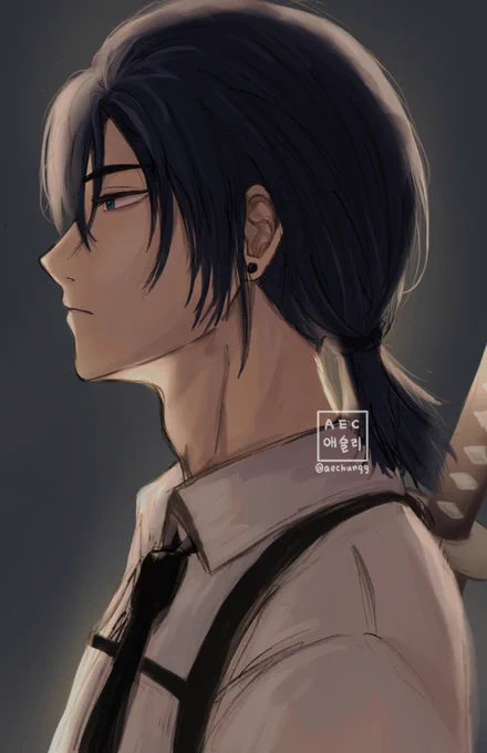 Aki hair tied low?#akihayakawa #chainsawman 