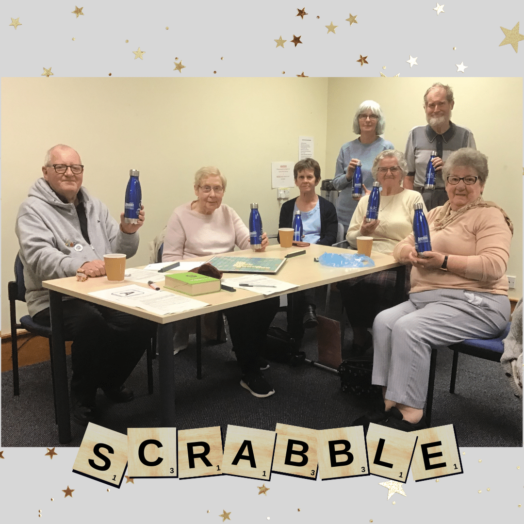 salibraries's tweet photo. Troon Library Scrabble Group enjoyed receiving their free water bottles as part of our #climateforchange project. All that 'Scrabbling' can be thirsty work.😉✨♻️ https://t.co/kL1n6BJcGd