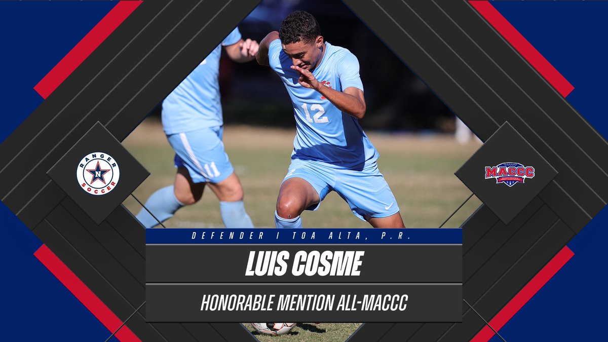 Congratulations to sophomore Luis Cosme, who will close out his Northwest career as an Honorable Mention All-MACCC selection!

#RangerUp

📰 nwccrangers.com/news/2022/11/9…
