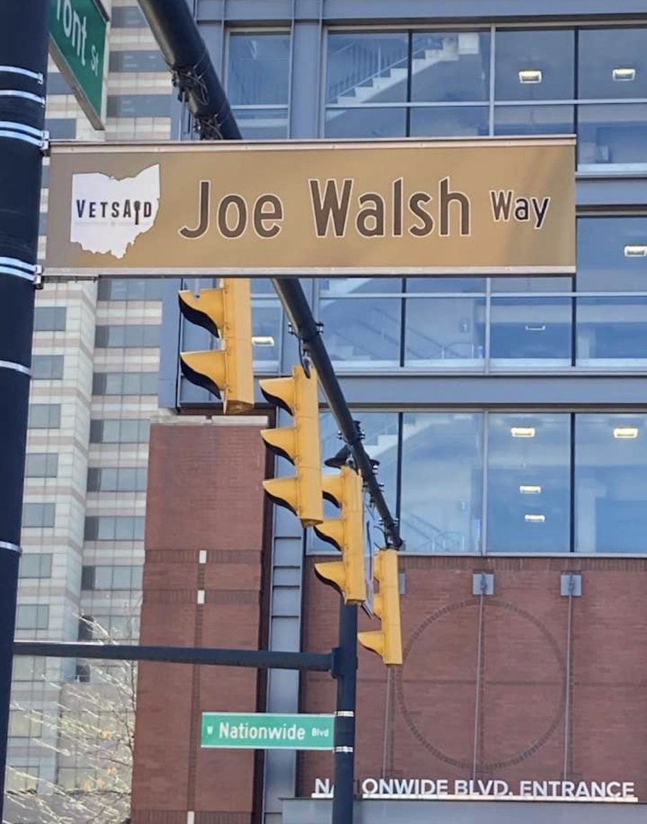 Spotted in front of Nationwide Arena in Columbus, OH. There goes the neighborhood! See you soon for VetsAid Ohio! Get your livestream passes at vetsaid.veeps.com!