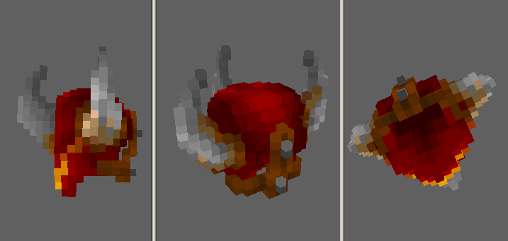 ConGrau2lateVOX's tweet photo. Hi, dudes! I decided to stop the #voxel run named #RHVOX with DragonClaw weapon, and new item-pickup effect. You can get it here:

https://t.co/C6dLsgp5zM

Любі друзі! Я нарешті закінчив додавати різні ніштяки у свій #воксельпак! Тепер там є 4-та зброя, та декілька нових ефектів! https://t.co/4ExKCBATNw