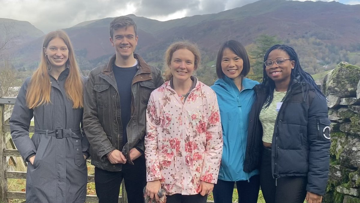 Day 2 of the Rank Prize Symposium on Nanowire Photonics. Our group members have given talks on nanowire passivation, automated identification, spectrometers, and second harmonic generation. 

This is us after a refreshing walk around Grasmere Lake.