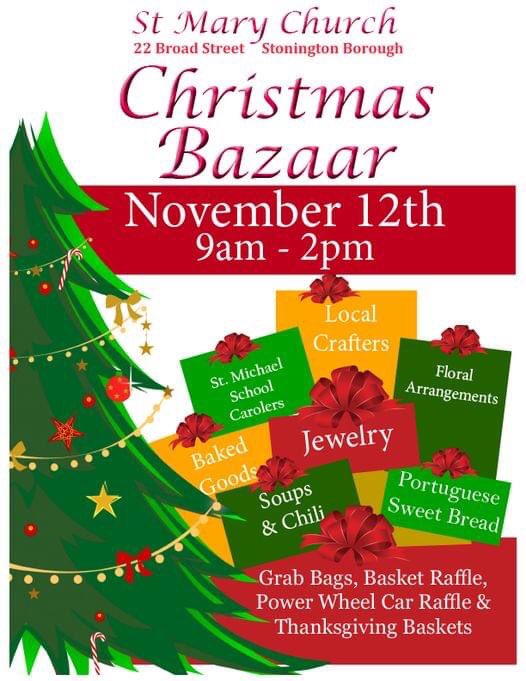 stmichaelsct's tweet photo. Part of the proceeds go to St. Michael School, what a fun way to support us! #christmas #bazaar #portuguesesweetbread https://t.co/LdCTvAO9NI