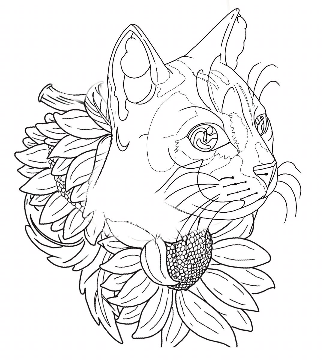 MattSheckels's tweet photo. Custom Cat 🐈‍⬛
#DigitalArtist #lineart #lineweight #practice #purr https://t.co/ixP2Hctlrw