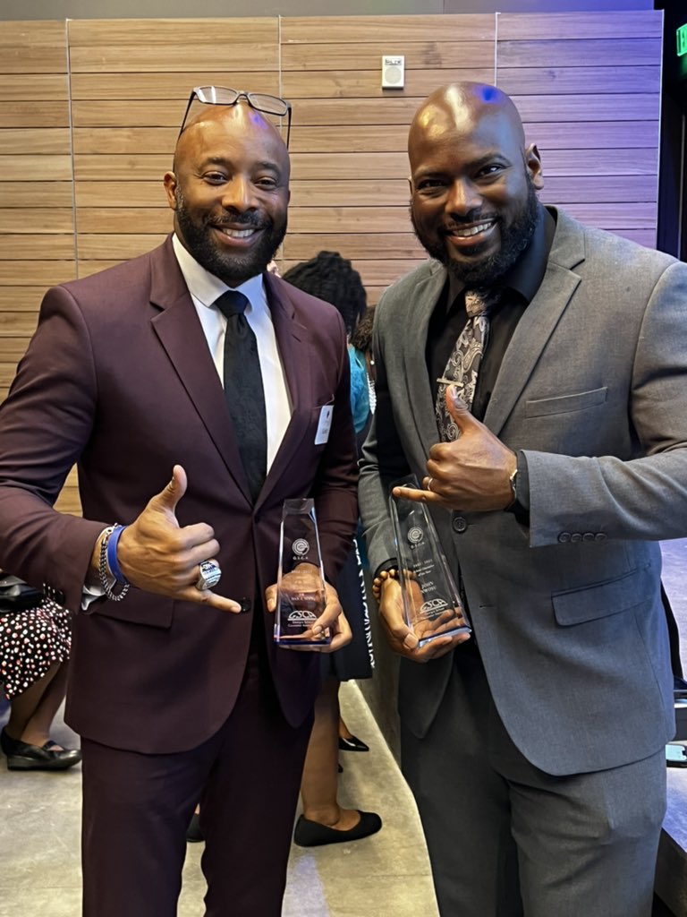 champion4youth's tweet photo. When the “PHIrsts” men exude their excellence, they become winners. @WeAreGSCA school Counselor Advocate of the Year &amp; Georgia School Counselor of the Year 2022 @dan_a_sims @johnjayknew #GSCA22 #equity #elevate #engage #empower #exchange #energize @apa1906NETwork https://t.co/SEgnPjBHtB