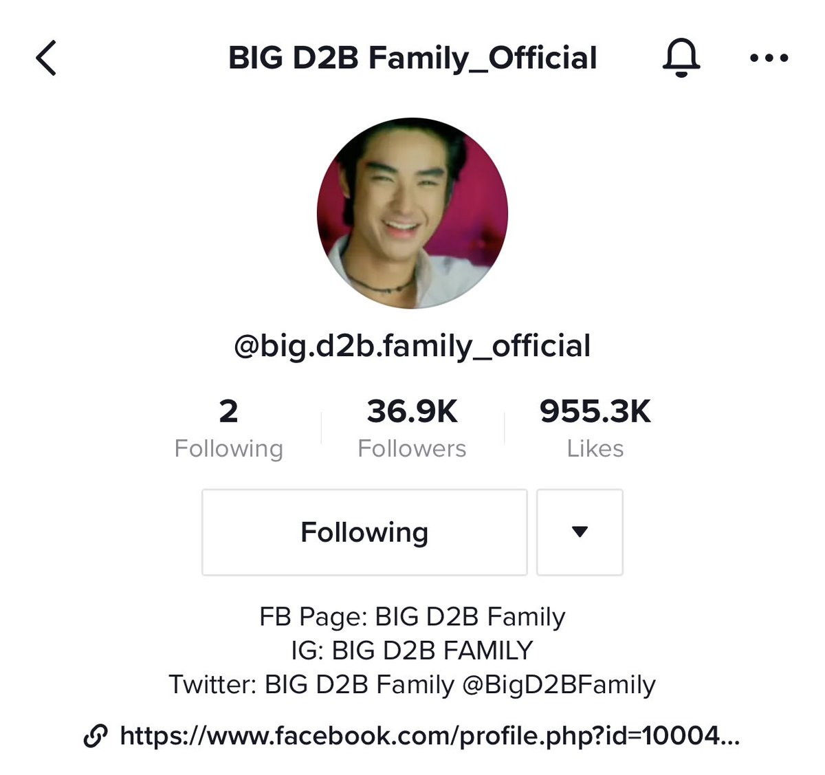 BigD2BFamily's tweet photo. FB Page: BIG D2B Family  
IG : BIG D2B FAMILY 
TikTok : BIG D2B Family_Official

#BIGD2B
#BIGD2Bfamily https://t.co/Q76JOn3hxw