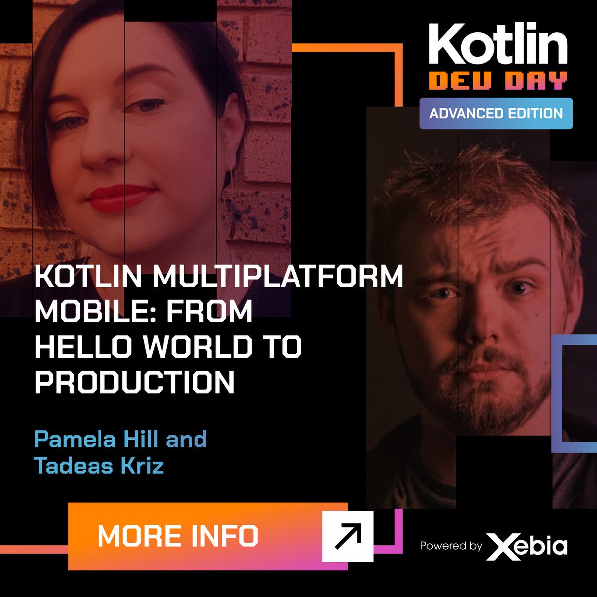DayKotlin's tweet image. Have you given Kotlin Multiplatform Mobile a try? By the end of this talk hosted by @pamelaahill and @TadeasKriz, you should be able to take your “Hello World” to “Hello Editor’s Choice.” Read more> kotlindevday.com/session/kotlin…
#kotlin #multiplatform