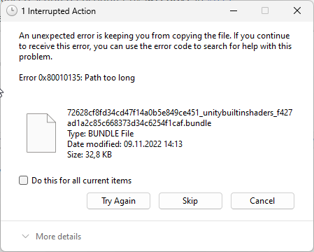 Flashmasterdash's tweet photo. It is 2022, why is this still happening? 

#windows11 #unity3d #gamedev #ragepost https://t.co/HSmPmphBd9