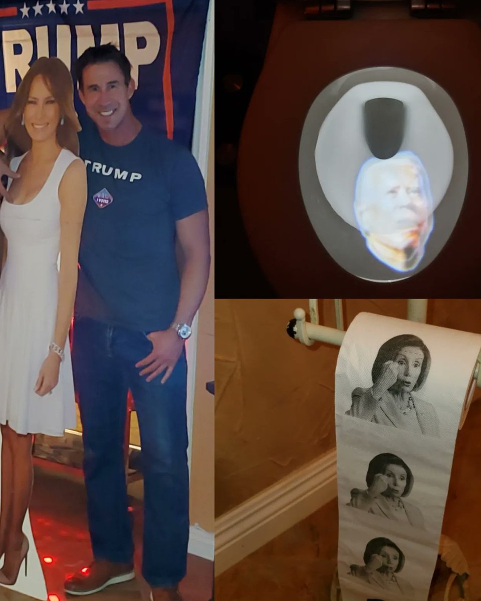 JayEngland007's tweet photo. You know you're at a great election party when they have Nancy Pelosi Toilet paper and a "Let's go Brandon" target in the toilet. 🇺🇸#trump2024
#Maga #wwtd #trump #RedWave22
#donaldtrump  #donaldtrumpjr #tomilahren #wayneallenroot #dloesch #thereaganbabe #newsmax #letsgobrandon https://t.co/EAx5dsxnXh