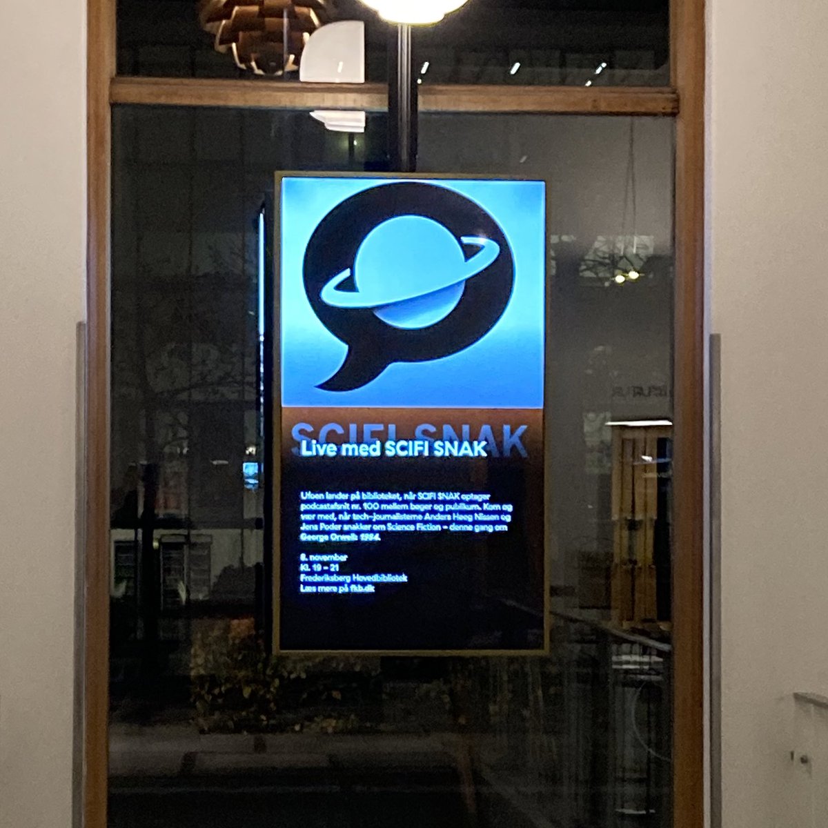 mhowalt's tweet photo. Happy 100th episode to the Danish podcast #scifisnak and its brilliant hosts @4ND3RS &amp; @jenspoder! It was so much fun to attend the live recording last night! https://t.co/GKmvGjVbBQ