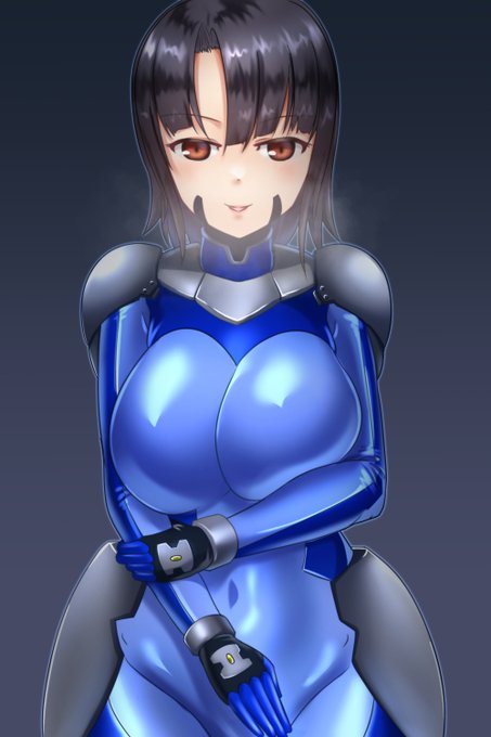 おっぱいの日延長戦と称してナンバーズスーツ姿の高雄を一筆。 