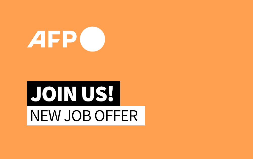 AFPcom's tweet photo. 📢 #AFP is looking for a Video #Journalist
📍 Location: #Lagos, #Nigeria
🗓 Starting date: January 1, 2023
💻 More info: https://t.co/04TtQxETGq
#Careers #Jobs #Journalism #VideoJournalism https://t.co/2cWeTDKsgE