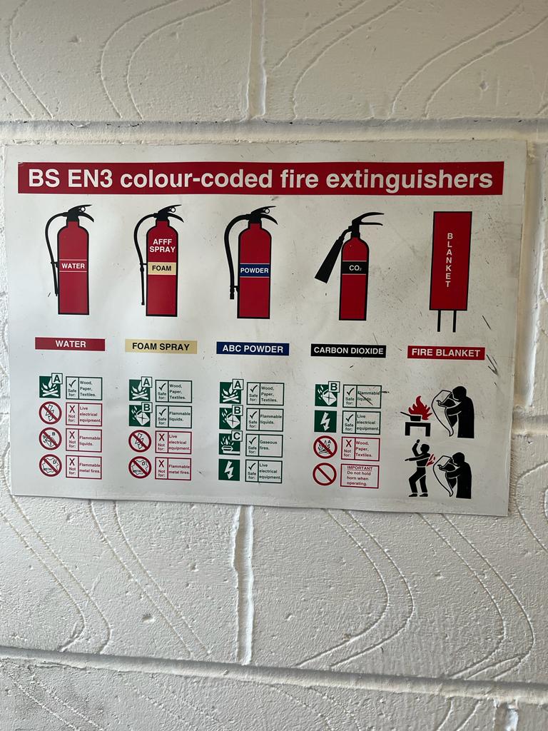 To ensure you know where the fire extinguishers are in a situation where you might have dark smoke filling the room, our identity and fire exit signs would still be clearly visible showing you which way to go to make a safe exit. call us on 01217458444
midland-fire.co.uk