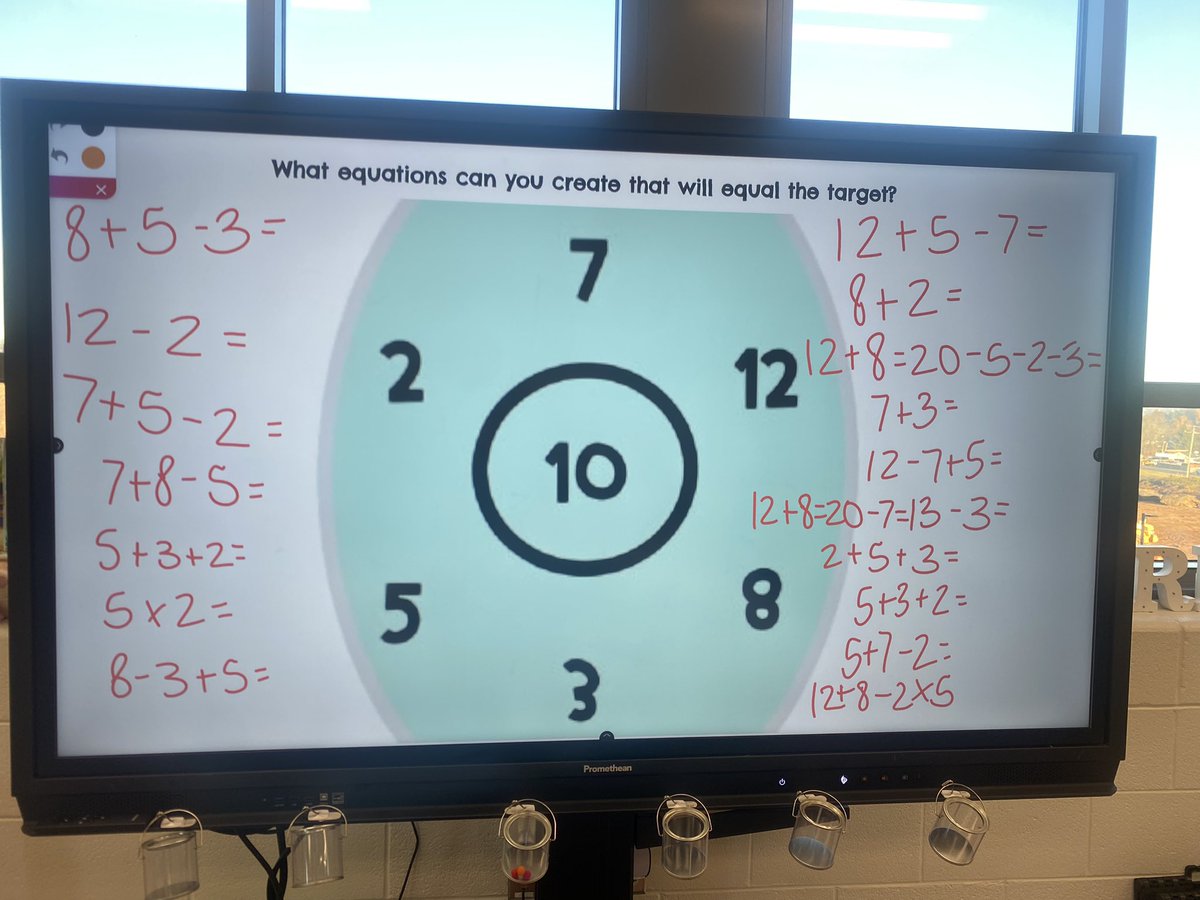 engeleducates's tweet photo. Our favorite way to start math 🧮 #NumberTalks #TeamThompson @E_ThompsonES 🦈 https://t.co/C6e2ryGZFh