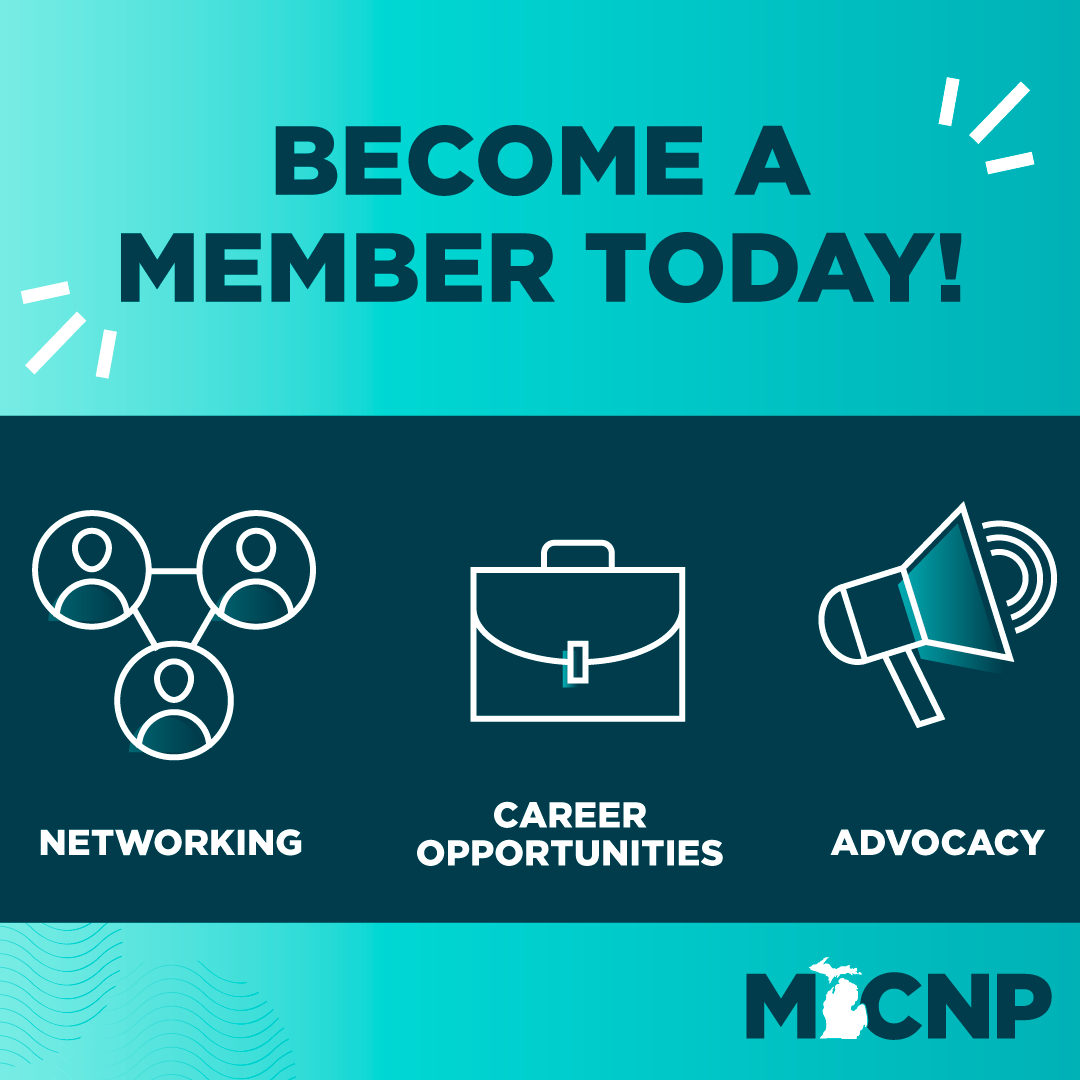 MichiganNPs's tweet photo. From now until November 18th everyone who signs up as a new MICNP member AND attends the Annual Conference will receive a special MICNP gift!
Learn more about membership - https://t.co/IuGSBhbIhi
Register for Conference - https://t.co/UNO3DLqu5Q https://t.co/BFwj6QWfhU