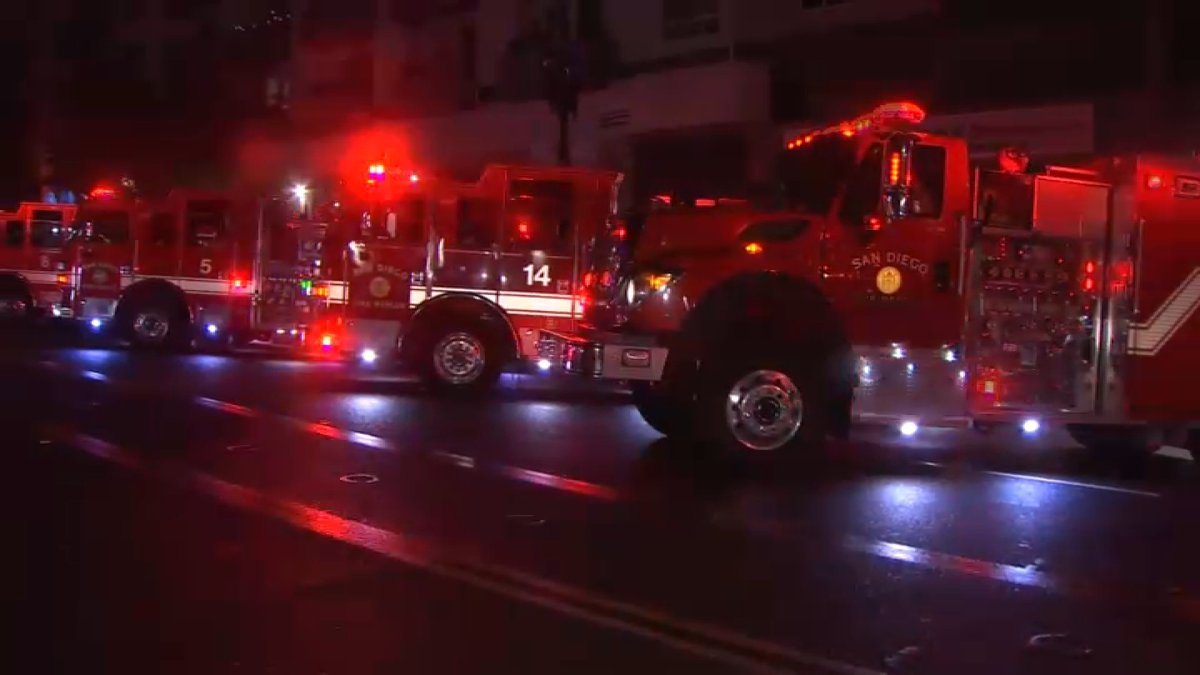 NEW: Dozens of firefighters are responding to a blaze at an apartment complex in East Village.
on.nbc7.com/Qw1ceNx