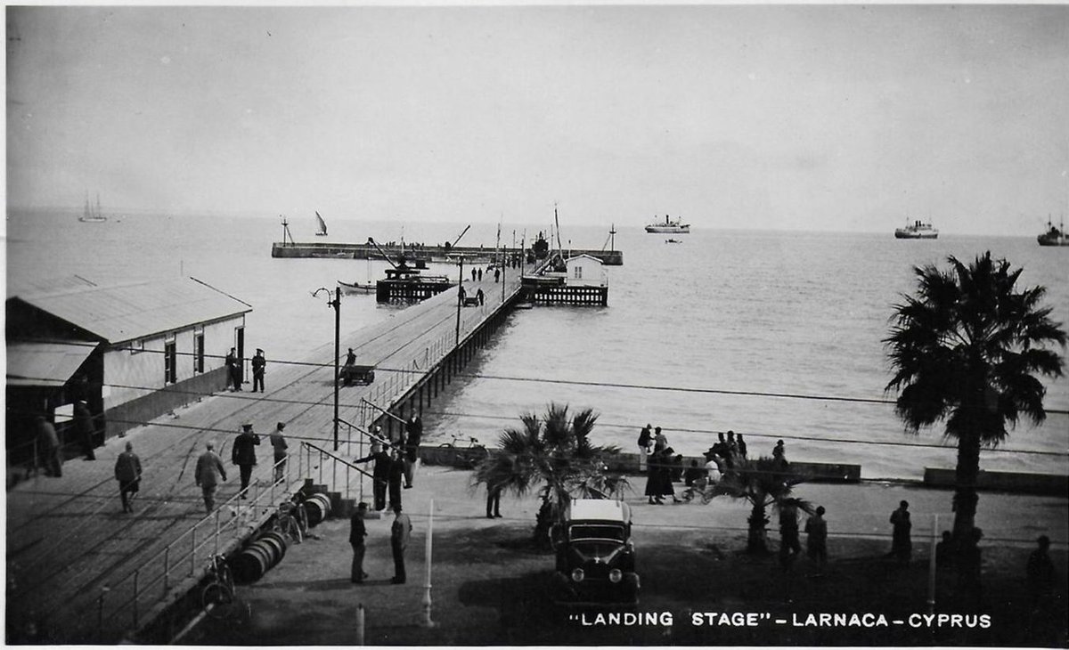 #Larnaca #Pier/ 1951/In haunting black and white/1951 yilinda Larnaka iskelesi/Siyah beyazin dayanilmaz agirligi / #Kibris/ #Cyprus