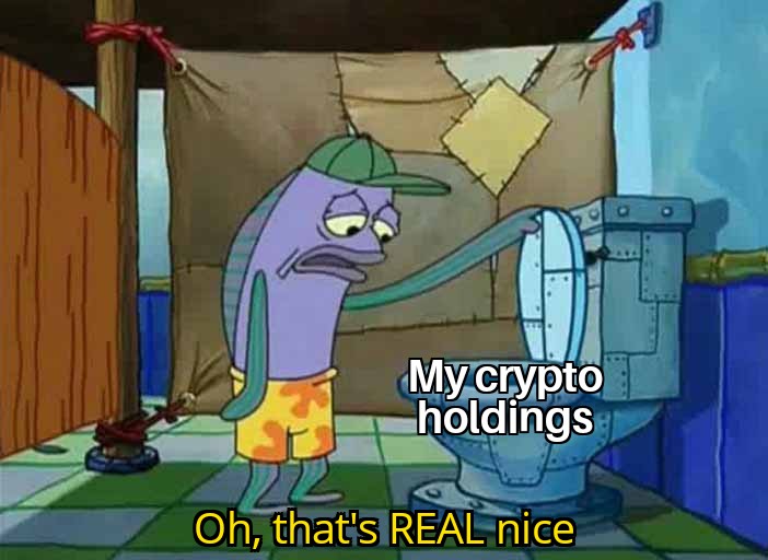 FBANXDEX's tweet photo. #cryptocrash is brutal today https://t.co/UP14x11WVD
