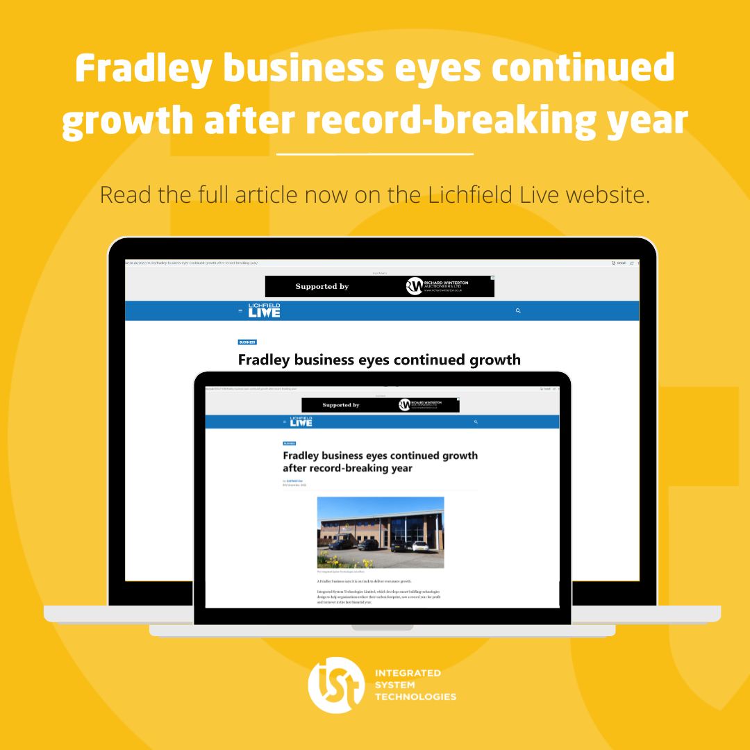 'Fradley business eyes continued growth after a record-breaking year.'

Read the full article on the Lichfield Live website below 👇

lichfieldlive.co.uk/2022/11/08/fra…

#ist #lichfield #lichfieldbusiness #westmidlands #fradley #growth #annualgrowth #profit #technology
