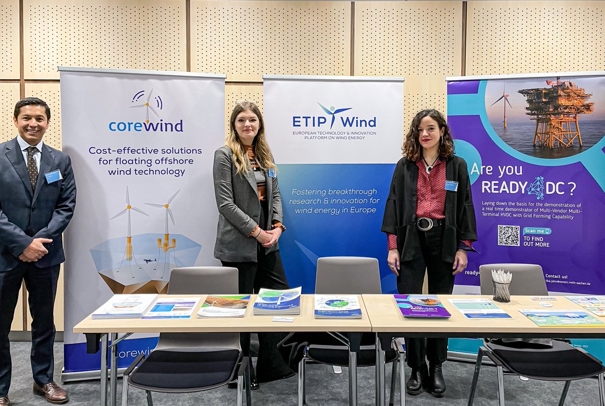 #SETPlan2022 just started! #COREWIND participates at the event by showing results & solutions for #floatingwind #technology and to discuss #research & #innovation needs in the #windenergy sector. 

Meet us at our stand in the exhibition area!

 #today #windpower #renewableenergy