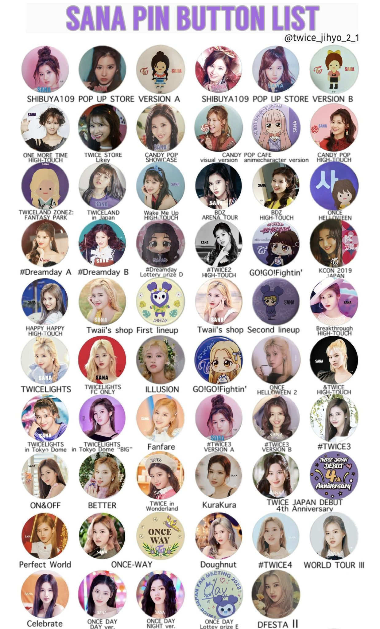TWICE ナヨン 缶バッジ - 通販 - guianegro.com.br