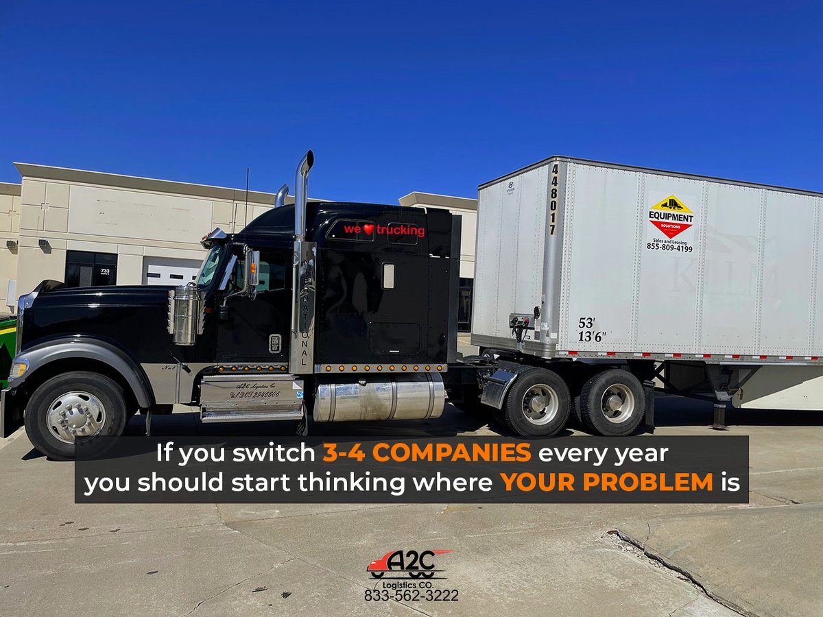 A2cKevin's tweet photo. Your success is based on your decisions!

#a2clogisticsco #owneroperator #semitruck #dispatchservice #diesel #linehaul #sleeperberth #personalconveyance #usatrucking #owneroperatorjob #spreadaxle #semitrailer https://t.co/Cx2pWluHDq