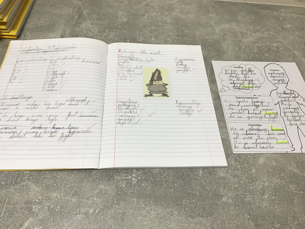 wla_y3's tweet photo. In Class 6 we looked at how our character is developing in our story. We are all very invested in what happens to Norman the Norman from Normandy #wlaenglish https://t.co/g9mXH8y2f5