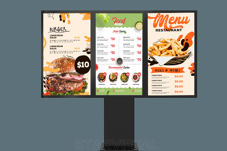 JasmineChen502's tweet image. The benefits of a #drivethrumenuboard are unending. A digital drive-thru menu board has the potential to increase brand equity. 

👉For more product details, please feel free to check:  lnkd.in/gm2q_Z9b

📧 jasmine@starvisualdisplay.com

#outdoorkiosk #outdoortotem