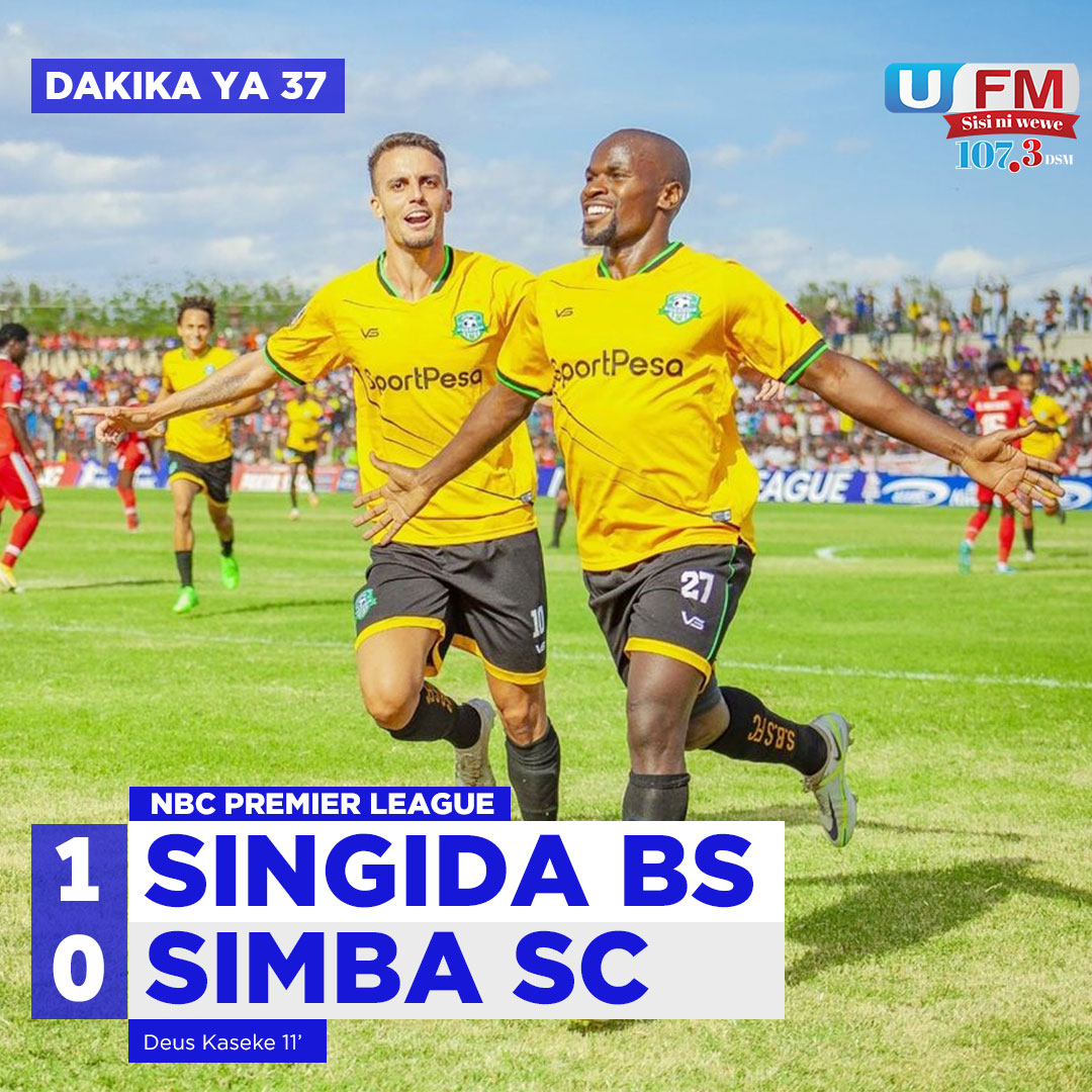 ufmradiotz's tweet photo. NBCPL | 37'
Singida BS 1-0 Simba (Deus Kaseke 11')
LIVE 107.3 UFM Radio
#NBCPremierLeague #LigiKuuYaNBC #NBCPLUpdates #NBCPL #SisiNiSoka #SokaLetuBambam #SingidaBigStars #SimbaSC #SingidaBSSimbaSC https://t.co/v29Y6FDt5e