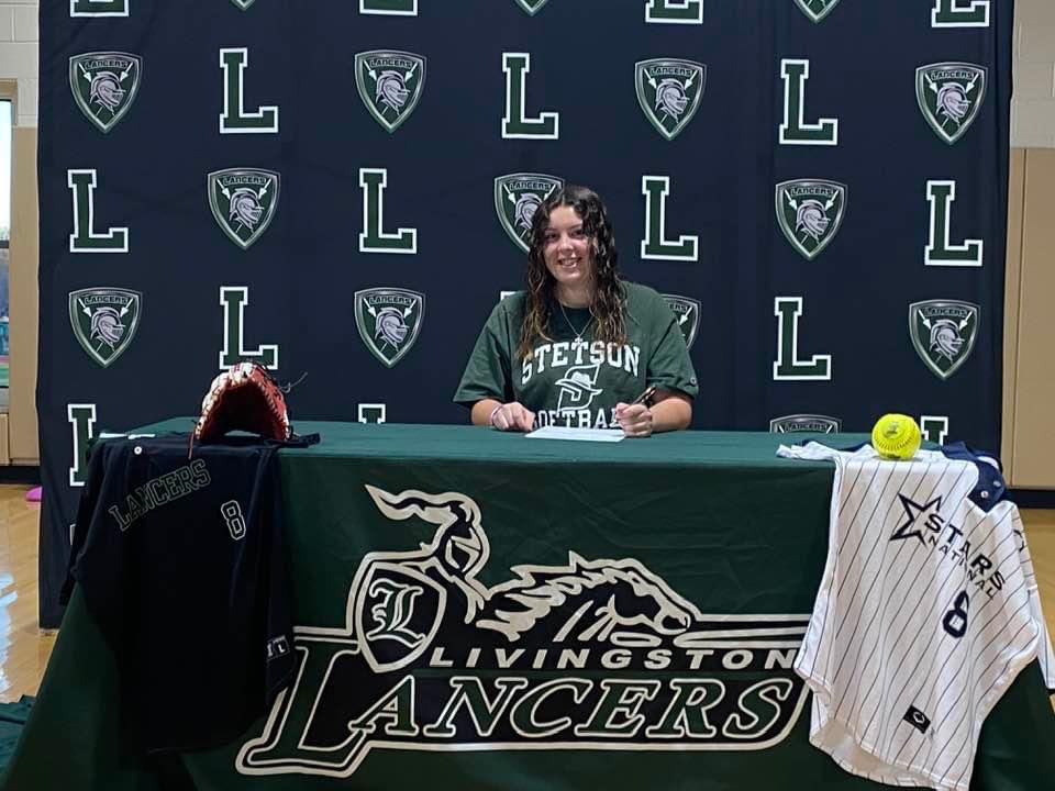 Livingston HS Varsity Softball (@softballlivhs) on Twitter photo We are very proud of our <a href="/cmullen2023/">Caitlin Mullen 2023</a> . Happy National Signing Day . Hard work pays off 💪🏼 <a href="/StetsonSoftball/">Stetson Softball</a> We are very proud of our <a href="/cmullen2023/">Caitlin Mullen 2023</a> . Happy National Signing Day . Hard work pays off 💪🏼 <a href="/StetsonSoftball/">Stetson Softball</a>