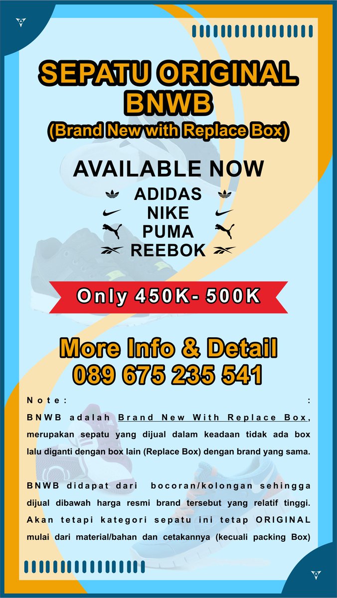 andi_setyaa's tweet photo. Monggo yg cari sepatu original harga orang dalam bisa japri https://t.co/IiRS11HUZR https://t.co/tmnIok4zYI
