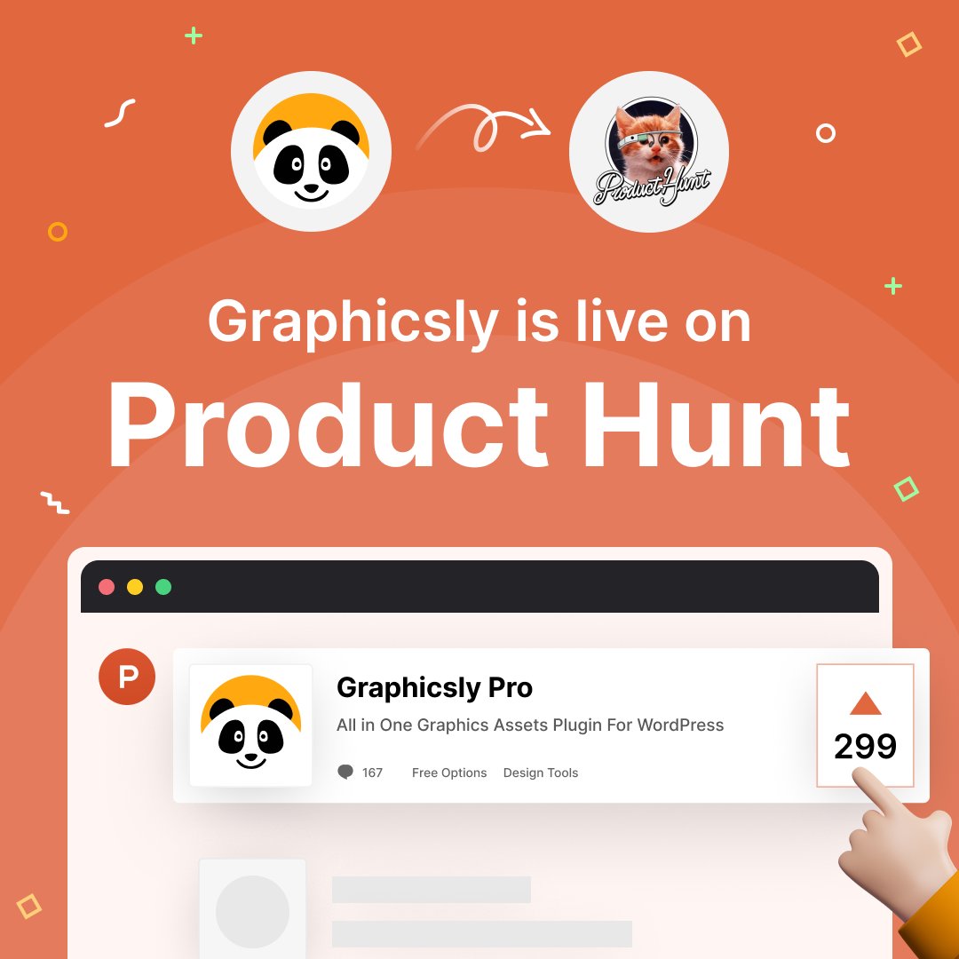 UiInside's tweet photo. Hey, The best plugin for WordPress "Graphicsly" launched on Product Hunt. Share your feedback 😊 https://t.co/55flNnjL1m

#producthunt #graphicsly #wordpress #wordpressplugin #TrendingNow #blackpink #product #NEW https://t.co/XSIOF6EUgw